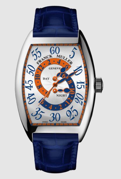 Franck Muller Cintree Curvex Double Retrograde Hour Replica Watch 7880 DH R Blue